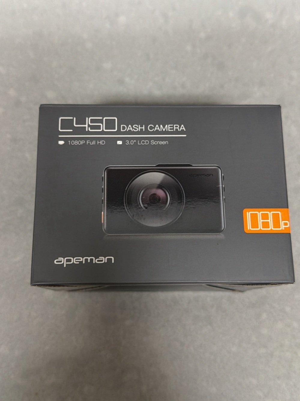 Apeman C450 Black Dash Camera - 1080p Full HD